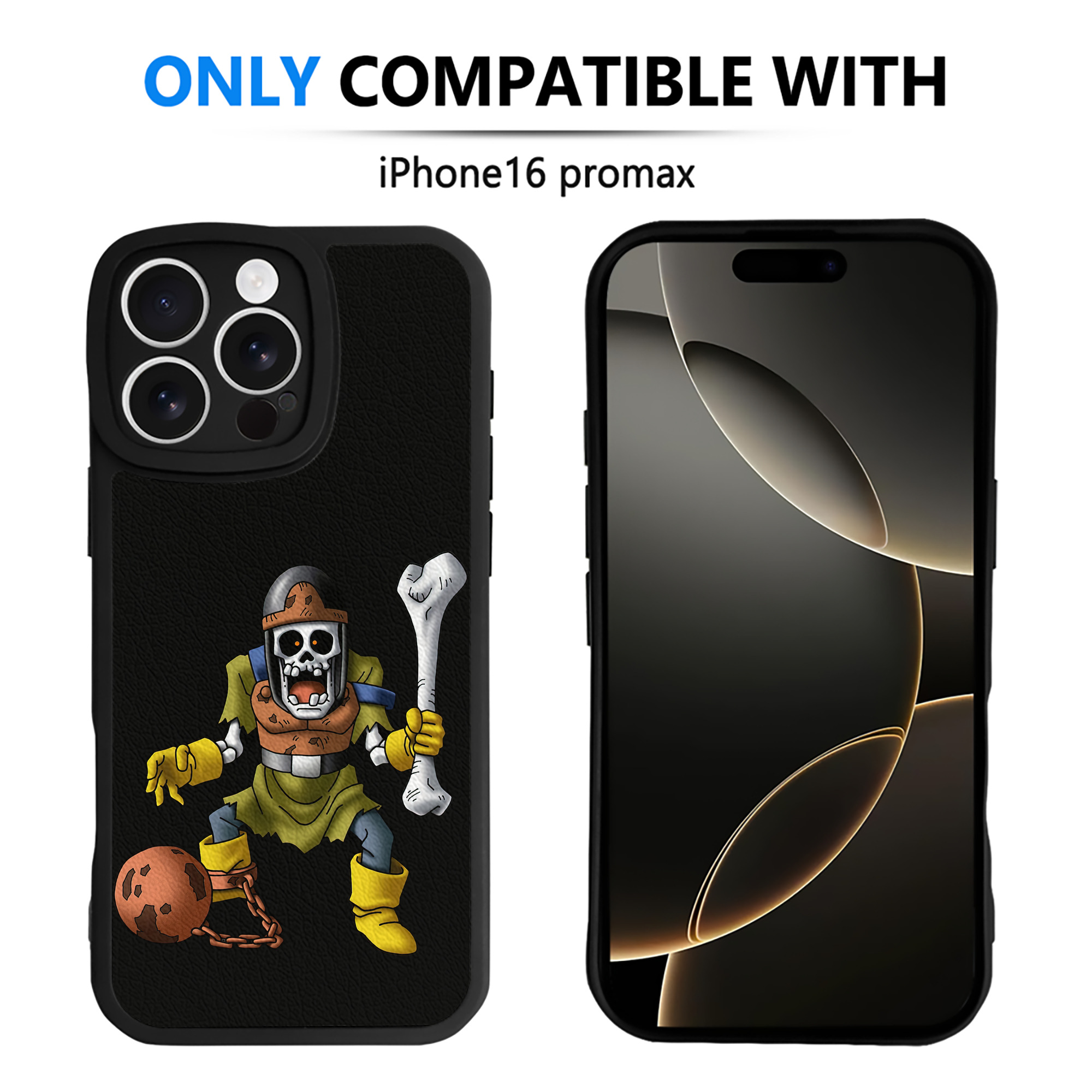 （画像用） ドラゴンクエスト Doragon Kuesuto Dragon Quest 【iPhone 16シリーズ対応】シリコンスマホケース（レザー調） 材質：シリコン